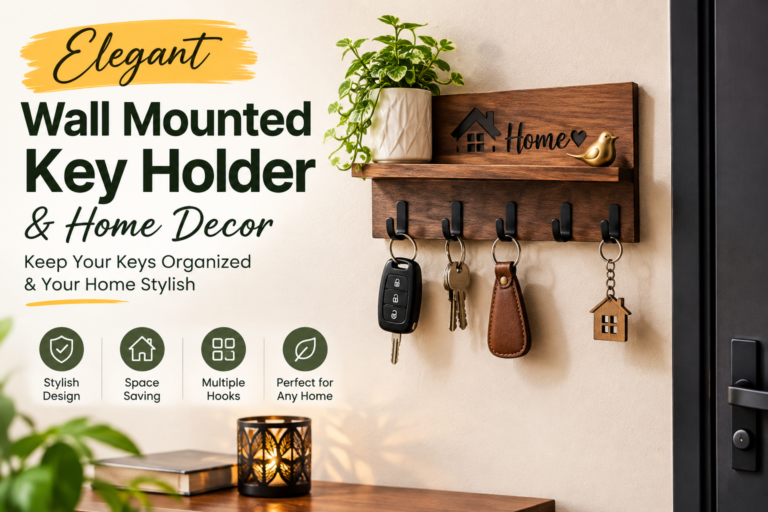 Elegant Wall Mounted Key Holder & Home Decor