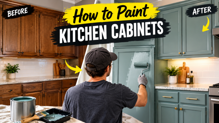 How to Paint Kitchen Cabinets