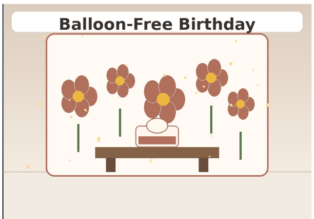Birthday Decoration Ideas Without Balloons