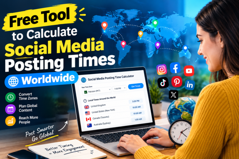 Free Tool to Calculate Social Media Posting Times Worldwide