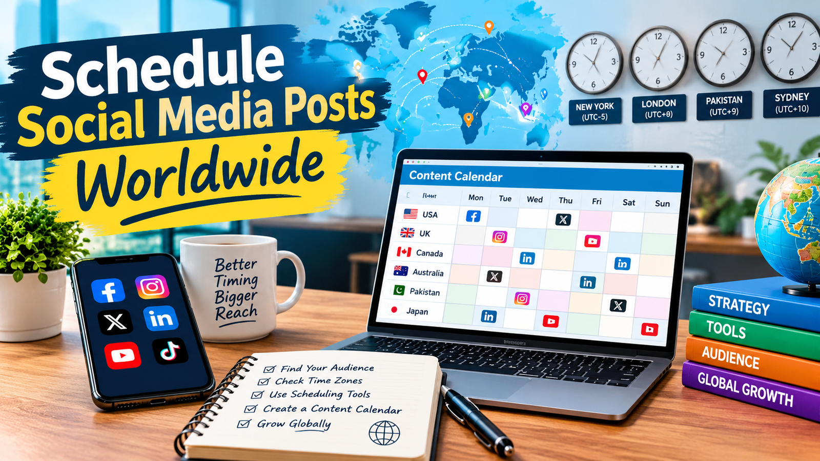 How to Schedule Social Media Posts for Multiple Countries: A Complete Guide